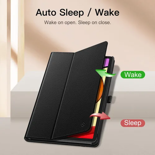 Miniatura 3 de Fintie Funda tipo folio para Amazon Fire Max 11 (13ª generación, versión 2023) – Funda plegable de piel vegana de primera calidad con soporte Negro