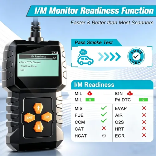 Miniatura 6 de Escáner OBD2 de Configuración Fácil Plug-Play: Lector de Códigos Profesional para Borrar y Restablecer Códigos de Error del Motor, Herramientas