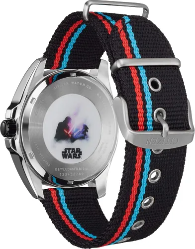 Miniatura 3 de Citizen Eco-Drive Star Wars - Reloj para hombre, acero inoxidable, Negro, 22