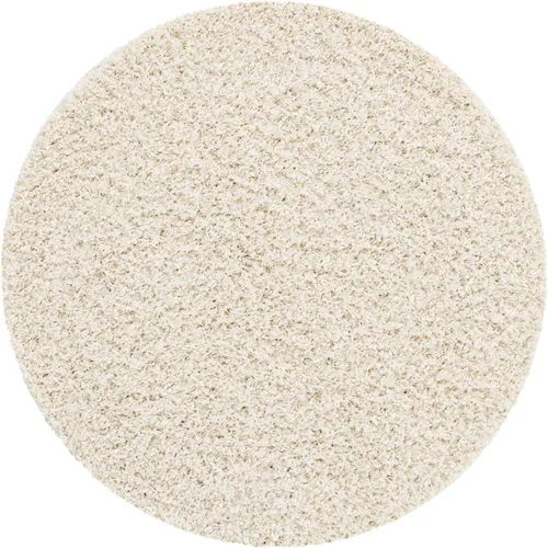 Miniatura 11 de Unique Loom - Alfombra de área de la colección Solid Shag (124 cm de diámetro, blanco nieve)