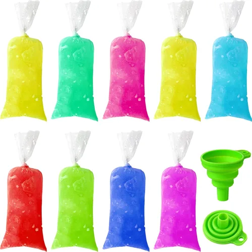 Patelai 200 bolsas de helado de 2 x 8 pulgadas para bolis de hielo mexicanas para helados, bolsas para hacer dulces, helados