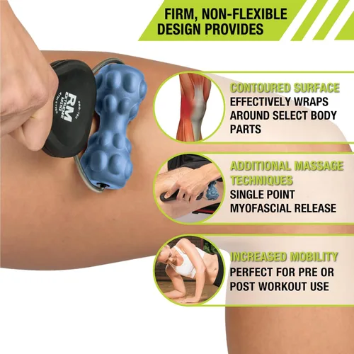 Miniatura 4 de Pro-Tec Athletics Rollers, RM Extreme, RM Extreme Mini Roller, Cryosteel Ice Roller, Portable Roller, Deep Tissue Massage, Muscle Relief, Hamstring