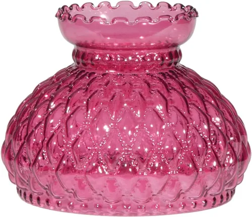 Miniatura 8 de B&P Lamp® Sombra acolchada de diamante transparente de 7 pulgadas con parte superior prensada
