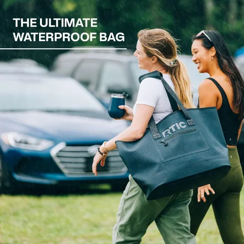 Miniatura 7 de Bolsa tote ultrarresistente RTIC, impermeable para playa, piscina, toalla, compras, de gran capacidad, resistente a perforaciones, grande