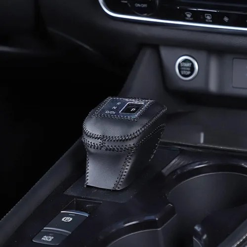 Miniatura 8 de XITER Cubierta de Perilla de Palanca de Cambios Automática de Cuero, Fundas Protectoras de Palanca de Cambios para Nissan Rogue 2014 2015 2016