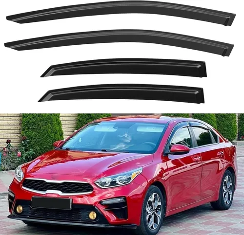 Miniatura 171 de YQAUTEC Viseras de Ventana Protectores de Lluvia para Honda Civic 2022 2023 2024 2025 2026, Deflectores de Viento de Ventilación de Ventana Fuera