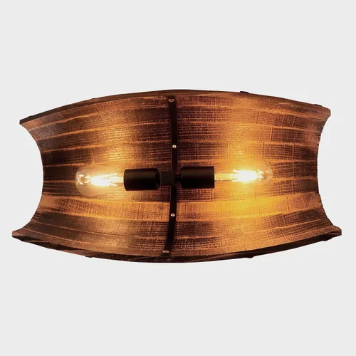 Miniatura 5 de Madera antigua barril de vino lámpara colgante colgante rústico cocina bar techo lámpara accesorios de luz