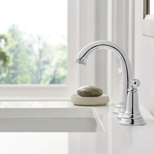 Miniatura 6 de American Standard 7052807.002 Delancey - Grifo de baño de 2 manijas de 8 pulgadas, 1.2 GPM, cromado