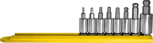 Miniatura 10 de Mayhew Tools 16003 Juego de brocas de doble unidad de perfil bajo, 11 piezas Torx, revestimiento de titanio Recubierto de titanio