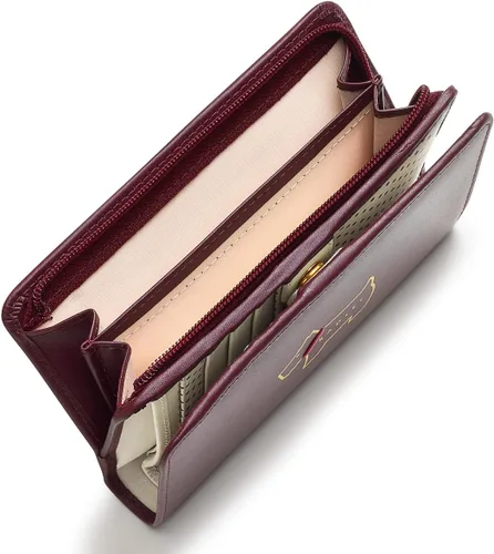 Miniatura 4 de RADLEY London Heritage Dog Outline - Billetera mediana plegable, Cerezo oscuro