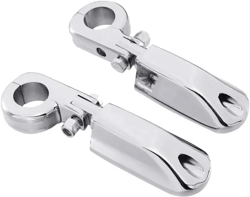 Miniatura 6 de Green-L Estriberas universales para motocicleta de 1 1/4 pulgadas con abrazadera P para Harley Sportster Softail Dyna Touring Road King Street Glide