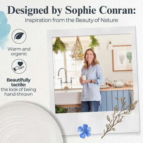 Miniatura 6 de Portmeirion Sophie Conran - Soporte para tartas, mini, color blanco