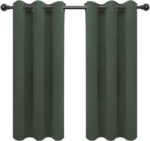 Miniatura 204 de Easy-Going - Cortinas opacas para dormitorio, aislamiento térmico sólido con ojales, cortinas de ventana para reducción de ruido, cortinas