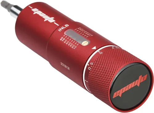 Miniatura 9 de EPAuto Llave de Torque Manual Destornillador para Armas de Fuego Cambios de Bicicleta, 10-80 in/Lbs - 28 Piezas, Rojo