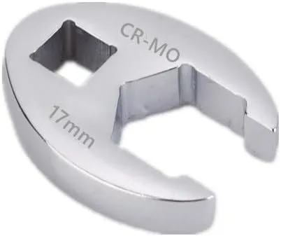 Miniatura 7 de FLZOSPER Llave de tuerca fraccionaria métrica de 3/8 pulgadas, llave de trinquete totalmente pulida, llave de pie de cuervo de extremo abierto