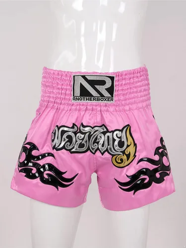 Miniatura 3 de Pantalones cortos de boxeo Muay Thai para hombre y mujer