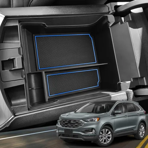 Miniatura 9 de Bandeja organizadora de consola central para Ford Edge 2024 2021-2024 Edge SE/SEL/ST-Line/Titanium/ST consola central de almacenamiento Bandeja