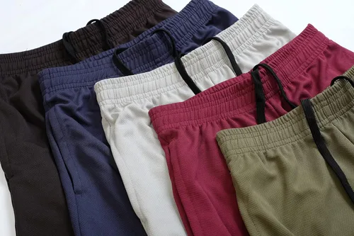 Miniatura 2 de Real Essentials Pantalones cortos de baloncesto para niños, con malla y bolsillos, 5