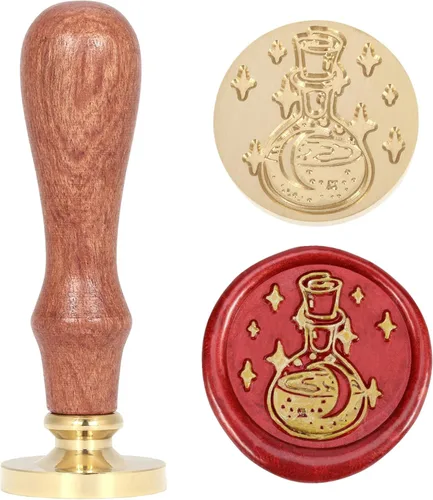 Miniatura 8 de Sello de lacre Yoption, 1.18” para invitaciones de boda, sobres, envoltura de regalo.