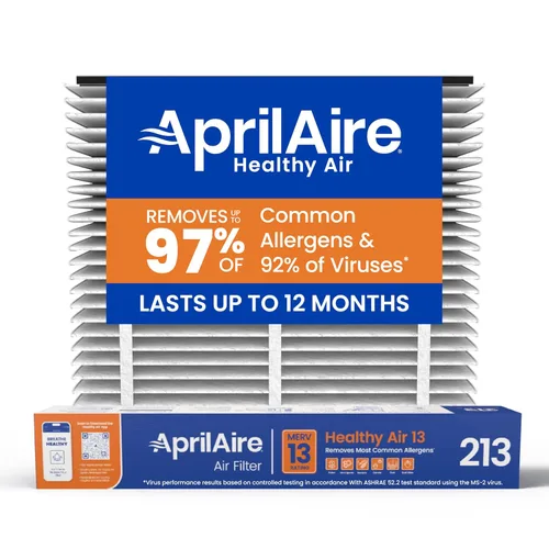 AprilAire Filtro de Repuesto 213 para Purificadores de Aire AprilAire para Toda la Casa - MERV 13, Hogar Saludable contra Alergias, Filtro de Aire