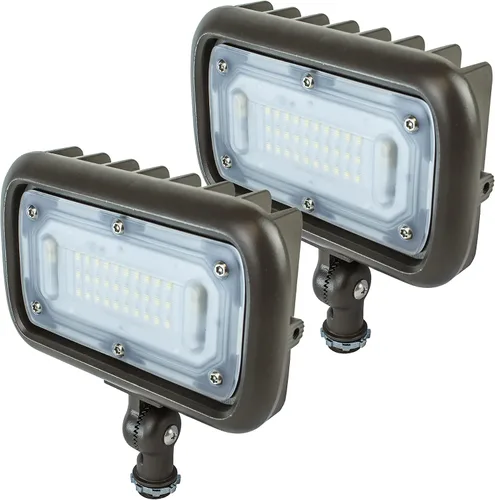 Miniatura 9 de Newhouse Lighting WW30BRZ - Luz de inundación LED de 30 vatios para exteriores, resistente a la intemperie, bronce