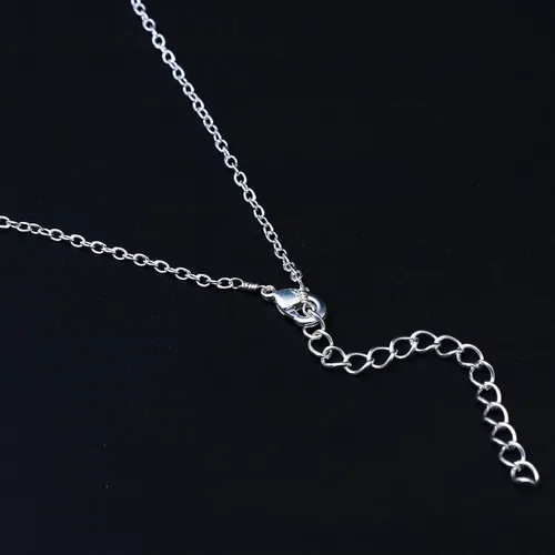Miniatura 6 de Gempires Natural Black Obsidian Heart Crystals Pendant Necklace, Silver Plated 18 + 2 Inch Adjustable Chain (Black Obsidian)