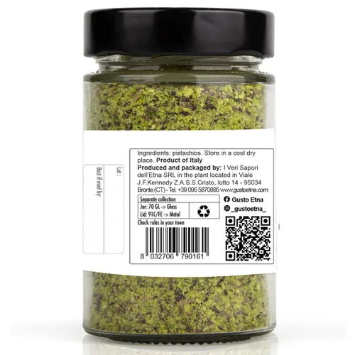 Miniatura 3 de GUSTO ETNA Harina de Pistacho, 80 g, Harina de Pistacho Finamente Picada Siciliana, Pistachos Molidos, Polvo de Pistacho, Harina Sin Gluten, Alta