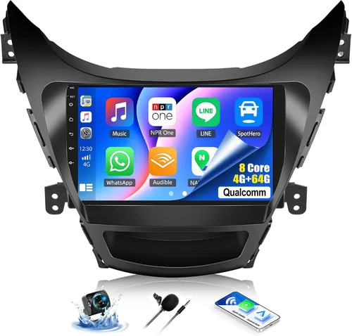Miniatura 10 de SIXWIN 1G+32G Radio de Estéreo de Coche Android para Hyundai Elantra 2011 2012 2013 con Apple Carplay Inalámbrico Android Auto Bluetooth pantalla