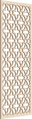 Miniatura 67 de Madison Paneles de pared decorativos de madera con calado, 9 3/8 pulgadas de ancho x 24 3/8 pulgadas de alto x 3/8 de alto, roble rojo rojo (Red Oak)