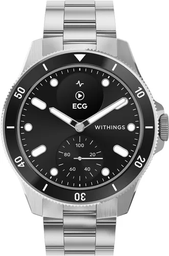 Miniatura 10 de WITHINGS Scanwatch Nova - Reloj inteligente híbrido de salud cardíaca para hombres y mujeres, SPO2, monitoreo de temperatura, sueño, salud Azul