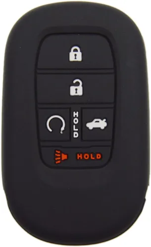 Miniatura 3 de Funda de silicona para llavero de 5 botones para Honda Civic Accord HR-V Sport SI EX EX-L Touring 2022 2023