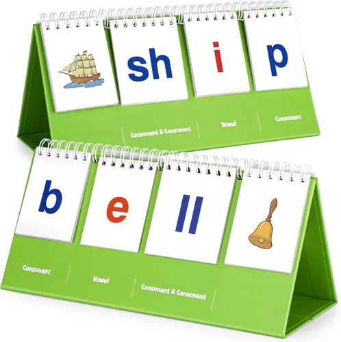 Miniatura 8 de Aizweb Juegos de Palabras CVC, Juegos de Fonética Tarjetas Didácticas para Preescolar Jardín de Infantes Aula, Aprender a Leer, Lectura Manipulativa