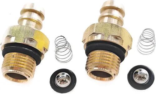 Miniatura 2 de (2 unidades) Kit de inyector químico Inyector de jabón 1/8 pulgada 27 macho BSP hilo Sustituye a la lavadora a presión 190593GS 190635GS y 203640GS