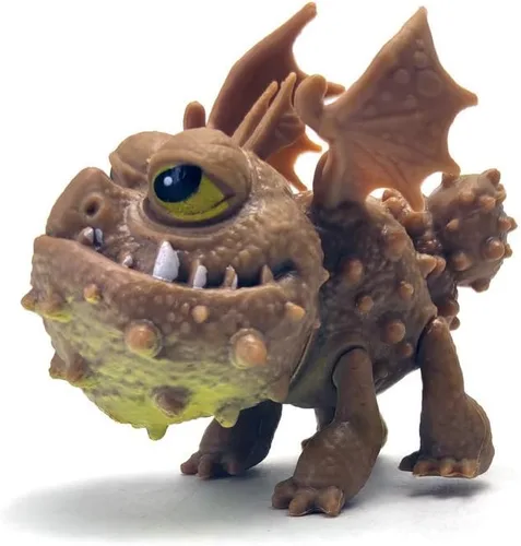 Miniatura 5 de Toysvill Dragones (juego de 8 piezas) - mini figuras de acción: Toothless (Night Fury), Deadly Nadder, Gronckle, Hideous Zippleback, Hotburple
