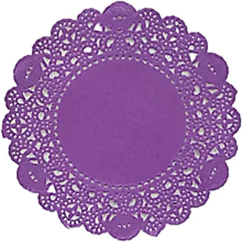 Miniatura 18 de 250 piezas de papel redondo de encaje de 3.5 pulgadas de alta calidad, sin polvo, corte limpio, diseño simple: fiesta/regalo/para tartas/decoración