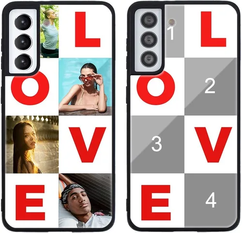 Miniatura 471 de Funda de teléfono personalizada para Samsung Galaxy S22+ / S22 Plus 5G, funda de TPU suave de vidrio templado antiarañazos personalizada con foto