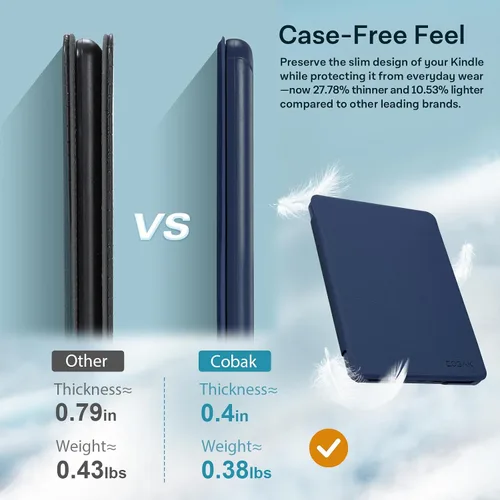 Miniatura 5 de CoBak Lightweight Stand Case for TCL 7" 12th Gen 2024 and Colorsoft with Right Hand Strap - Compatible with iPhone MagSafe, for Samsung/Belkin/Anker