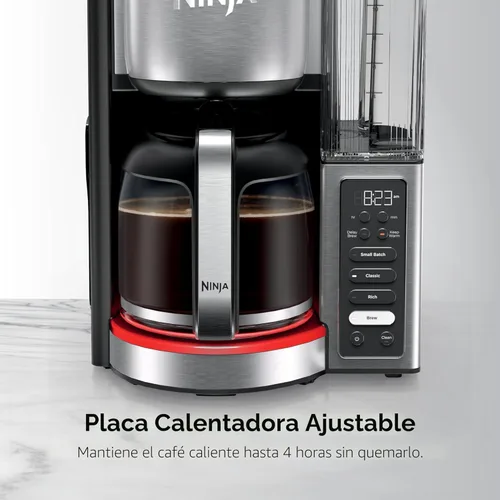 Miniatura 5 de Ninja Fresh Brew™ Cafetera de goteo Jarra de vidrio programable de 14 tazas, preparación clásica y rica, depósito de agua removible de 70 oz