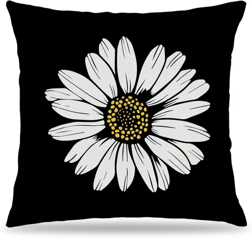 Miniatura 11 de Juego de 2 fundas de almohada florales con lazo de cinta azul y rosa de 18 x 18 pulgadas, decoración de dormitorio de habitación preparada, fundas