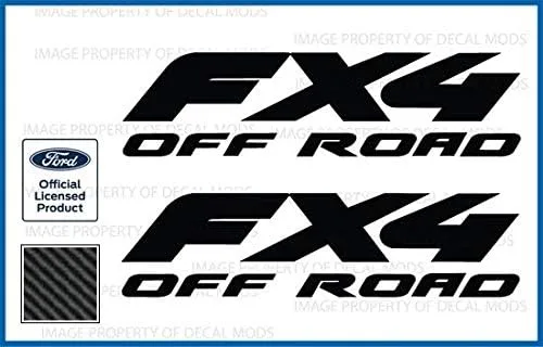 Miniatura 10 de FX4 Offroad - Adhesivos troquelados para Ford F250 F350 Super Duty (1997-2010), juego de 2 unidades, color negro brillante