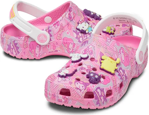 Miniatura 6 de Crocs Zuecos clásicos de Hello Kitty unisex para niños
