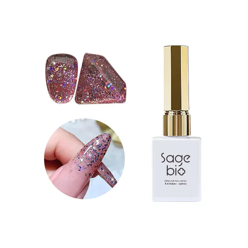 Miniatura 8 de Hydrogel Ice Skin Glitter Gel Polish Collection Radiate with Energy 01
