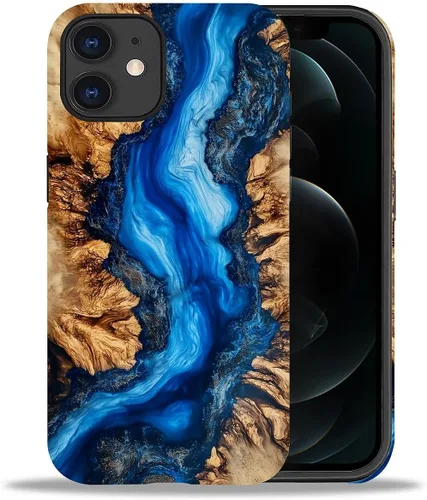 Miniatura 28 de DAIZAG Funda compatible con iPhone 11, hermoso color arena, patrón completo, carcasa rígida híbrida de plástico TPU + funda de protección