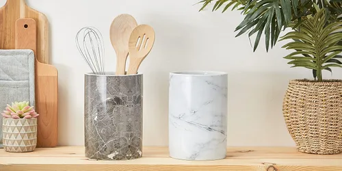 Miniatura 6 de DII Colección Accesorios de Cocina Cerámica, Portautensilios, Mármol Negro
