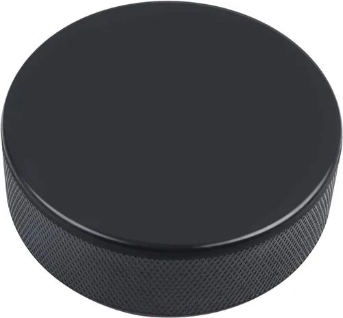 Miniatura 4 de Discos de hockey sobre hielo, reglamento oficial, para práctica y entrenamiento clásico, diámetro 3 pulgadas, grosor de 1 pulgada, 6 onzas, negro