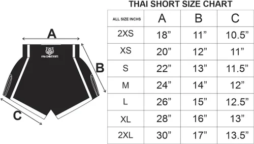 Miniatura 7 de Nyna Combat Muay Thai Shorts MMA Pantalones cortos para entrenamiento de lucha para artes marciales para hombres y mujeres