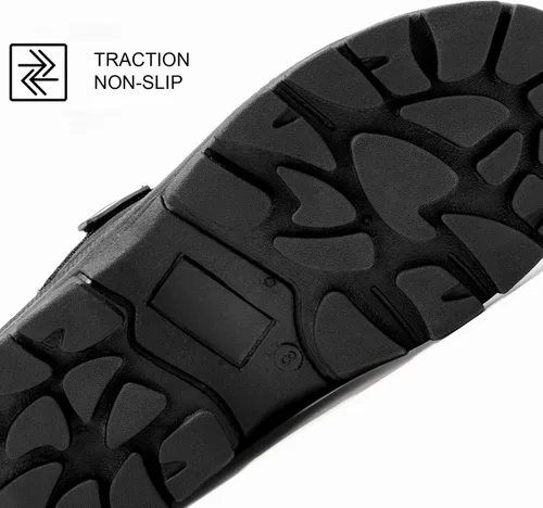 Miniatura 4 de ALEADER Botas de nieve para hombre, impermeables, aisladas, cálidas interiores, cómodas, para exteriores