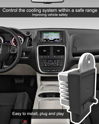 Miniatura 4 de Relé de ventilador de refrigeración del motor apto para Chrysler Town & Country Jeep Liberty Wrangler Dodge Caravan, relé de ventilador de radiador