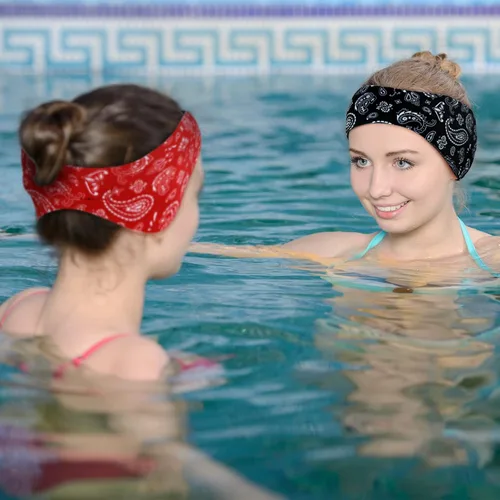 Miniatura 2 de 4 diademas de natación para natación, banda ajustable para la oreja para mantener el agua fuera, protección para los oídos para niños y adultos