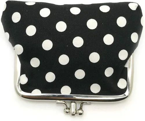 Miniatura 5 de Monedero con adorable diseño floral y hebilla, bolso vintage de cierre suave